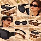 Vintage Retro Rectangle Fashion Sunglasses